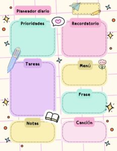📅 Organiza tus clases con estos planificadores escolares gratis: semanal, diario y por días. Imprimibles, personalizables y listos para usar.